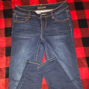 Dark blue skinny jeans